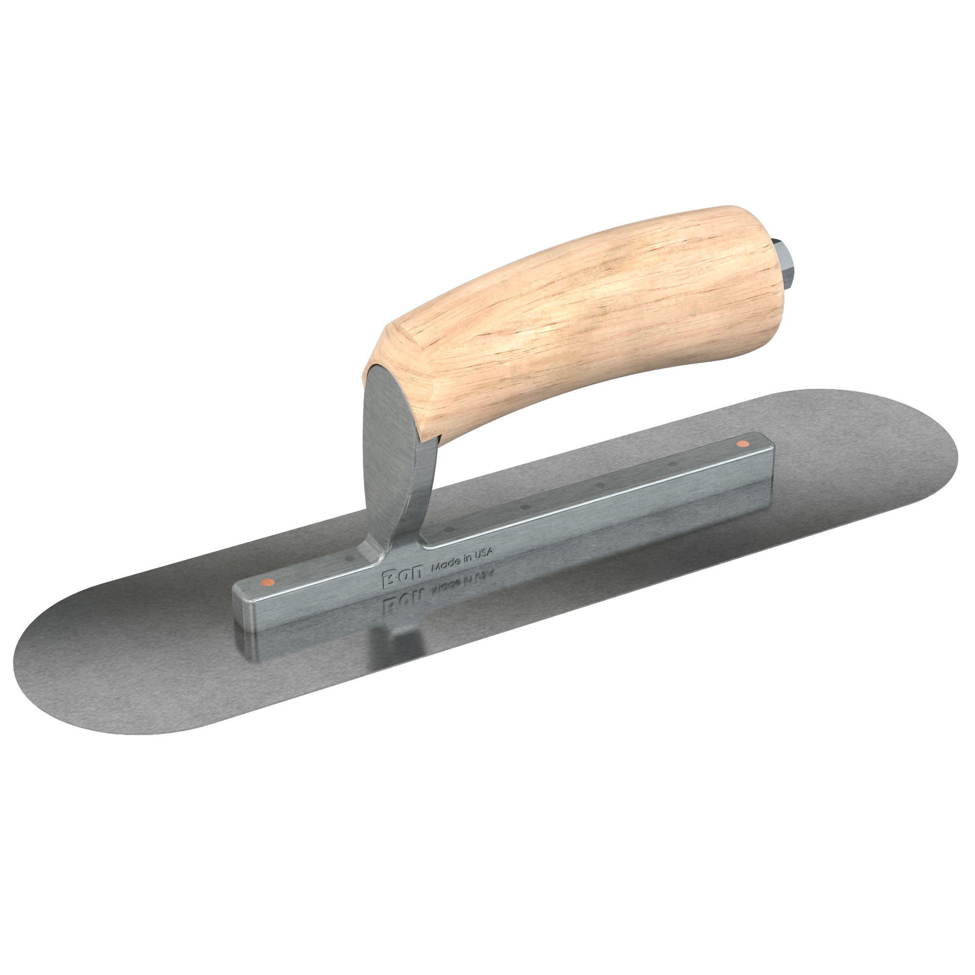 Bon Steel City, Pool Trowel - CarSteel - 12 x 3 - Wd, Blade Material Carbon Steel, Blade Length 12 in, Blade Width 3 in, Model# 66-204